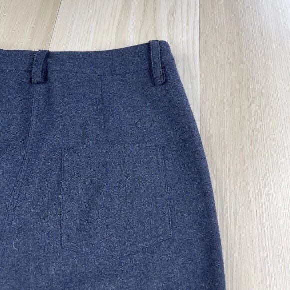 Sibel Saral Pants Trousers Wool Blend Cropped Bottom Edge Women’s Size XS Italy - Picture 5 of 13